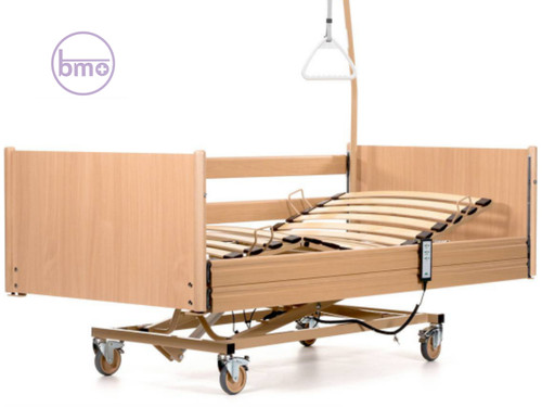 تخت برقی بستری خانگی با روکش چوب