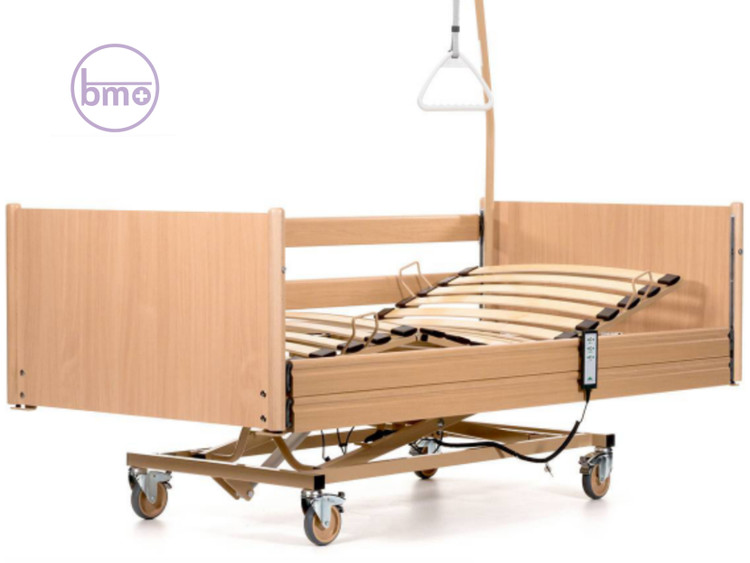 تخت برقی بستری خانگی با روکش چوب