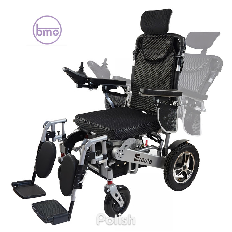 ویلچر برقی تاشو برانکاردی