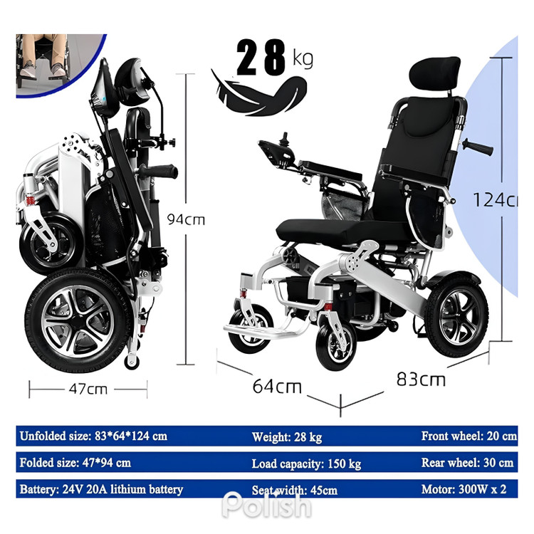 ویلچر برقی تخت شو