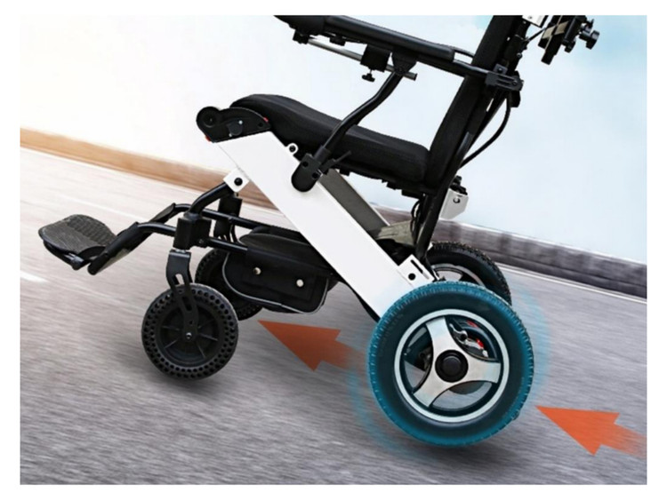 ویلچر برقی تاشو سبک آلمینیوم