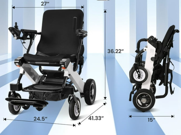 ویلچر برقی تاشو