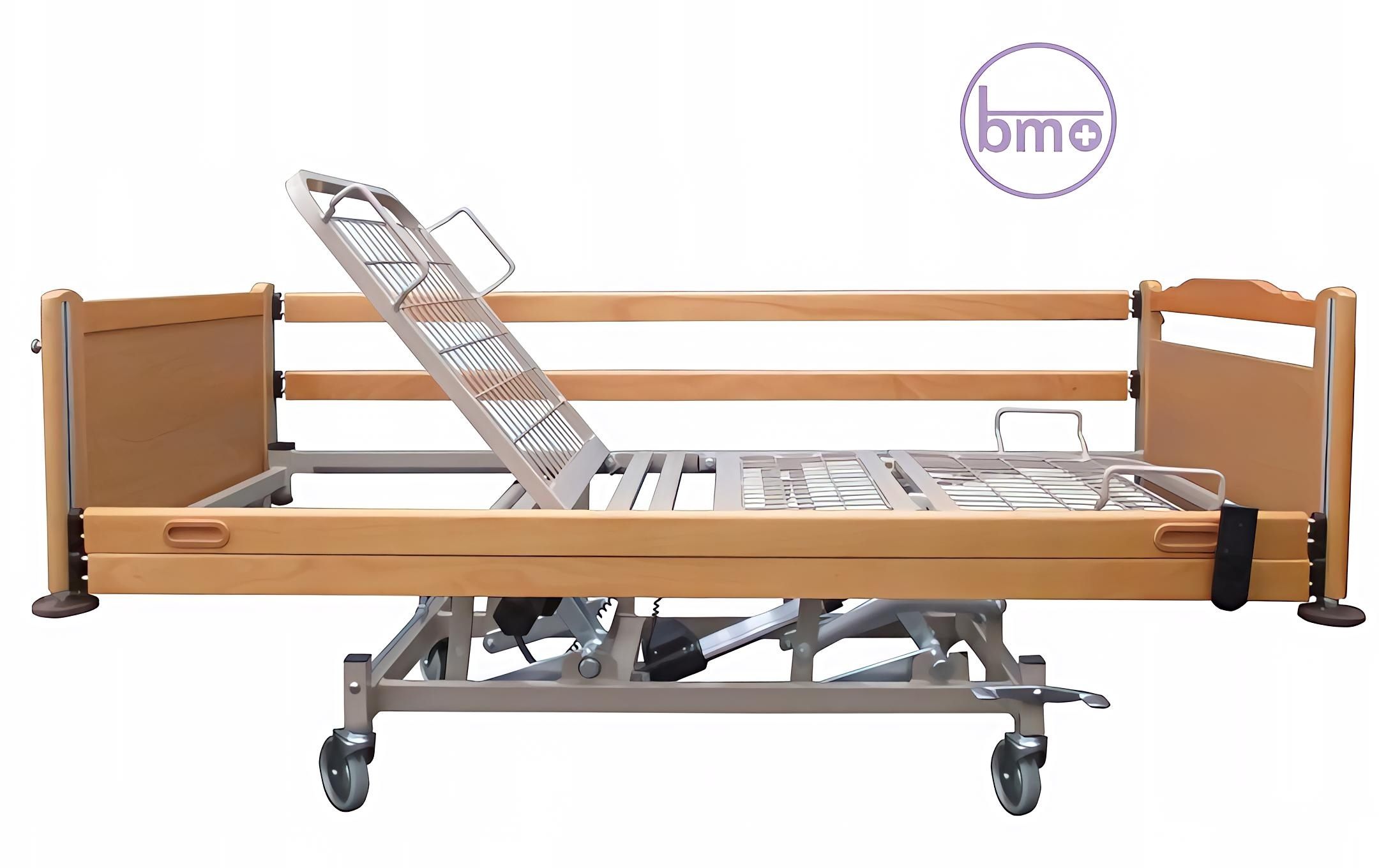 تخت بستری بیمار خانگی چوبی