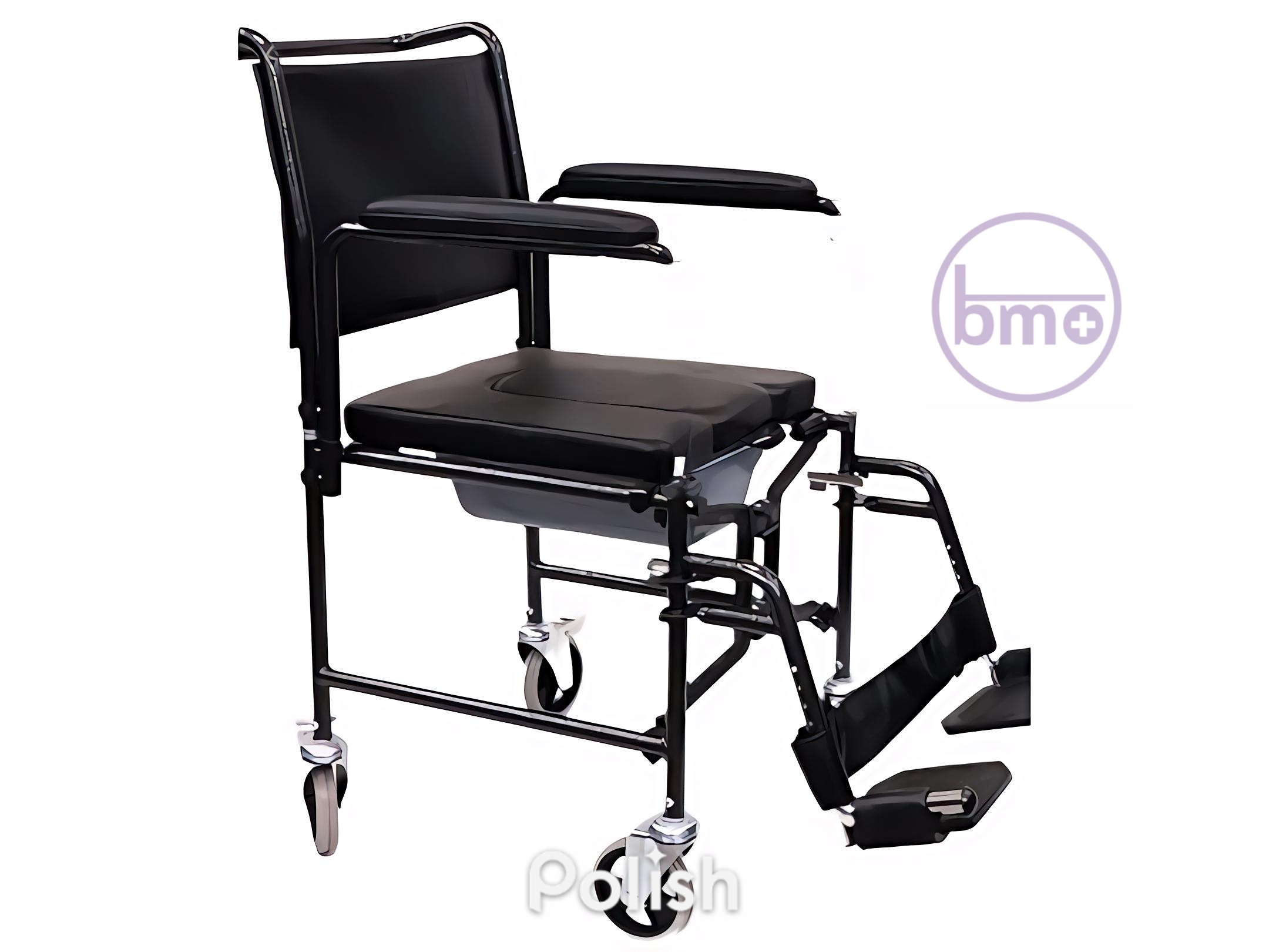 ویلچر حمام ۴ چرخ کوچک