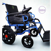 ویلچر برقی تاشو مشکی A500 با ظرفیت سنگین 40 کیلوگرم