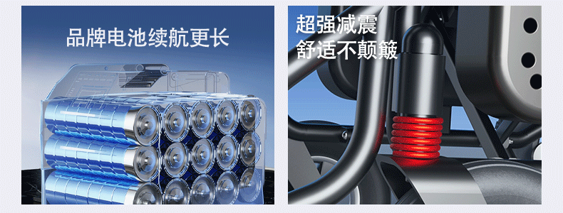 ویلچر برقی تاشو