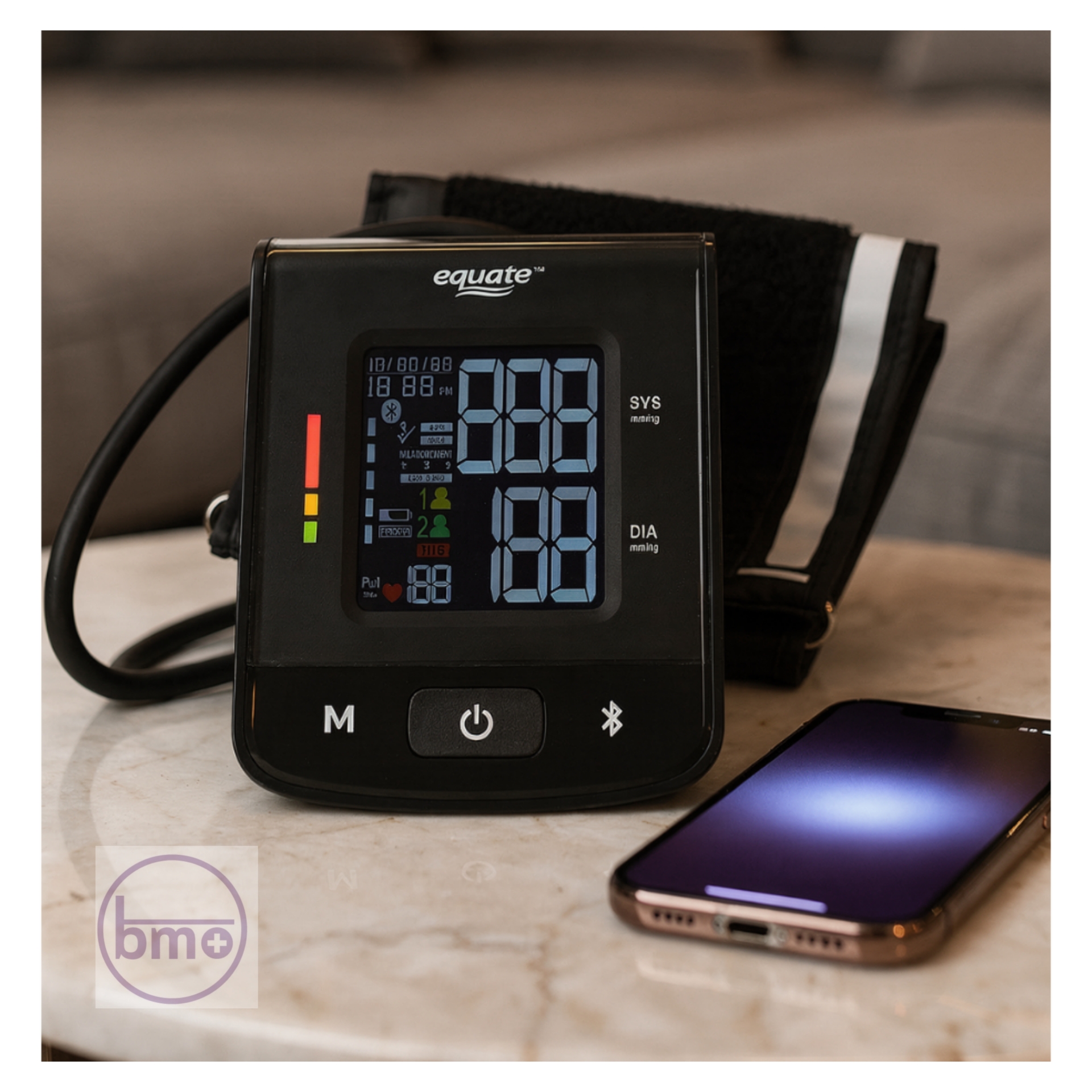 فشارسنج دیجیتالی اصل اکوئیت Equate مدل VIPRB-8000 Series بلوتوثی