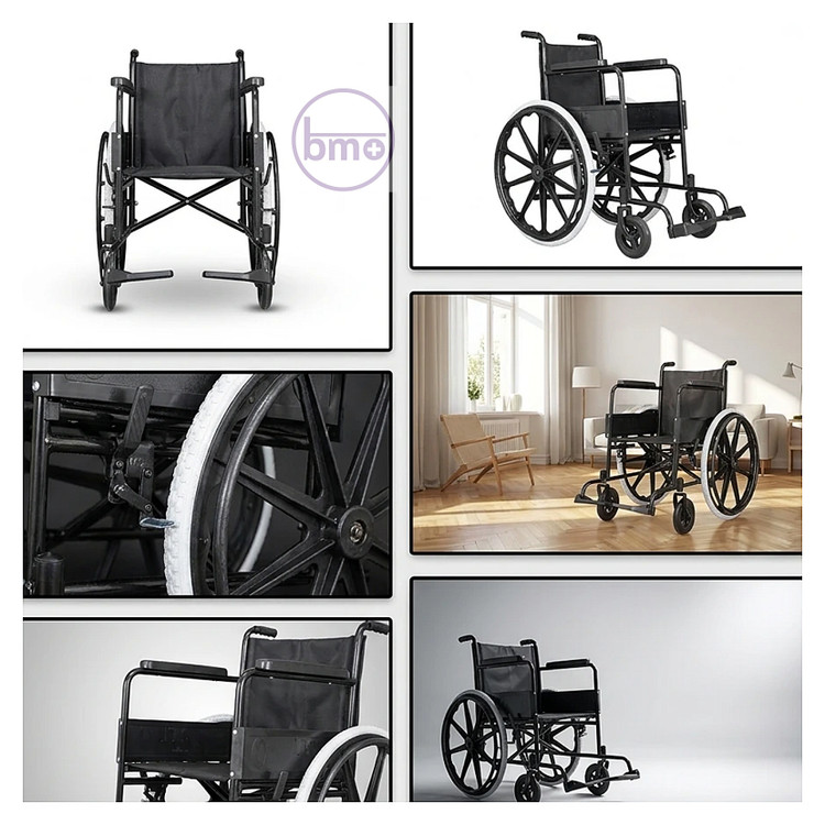 ویلچر ساده مکانیکی مدل JTS809E