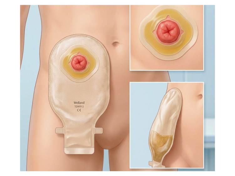 کیسه کلستومی یکتکه تهباز مات Welland مدل XTDW913