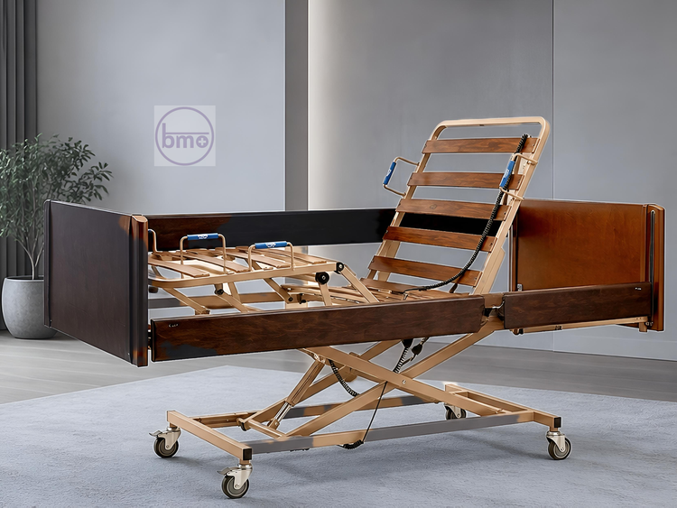 تخت بستری بیمار برقی چوبی belluno آلمان