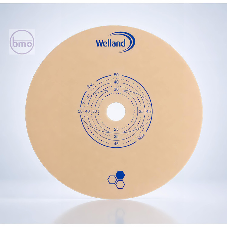 کیسه استومی دو تکه ته باز Welland مدل XA2D170 به همراه چسب پایه هیدروکلوئید مدل XA2F713
