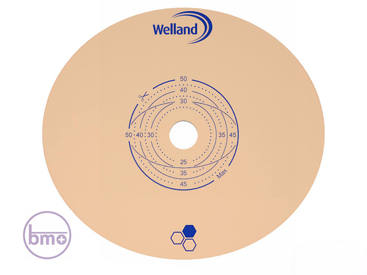 کیسه استومی دو تکه ته باز Welland مدل XA2D170 به همراه چسب پایه هیدروکلوئید مدل XA2F713