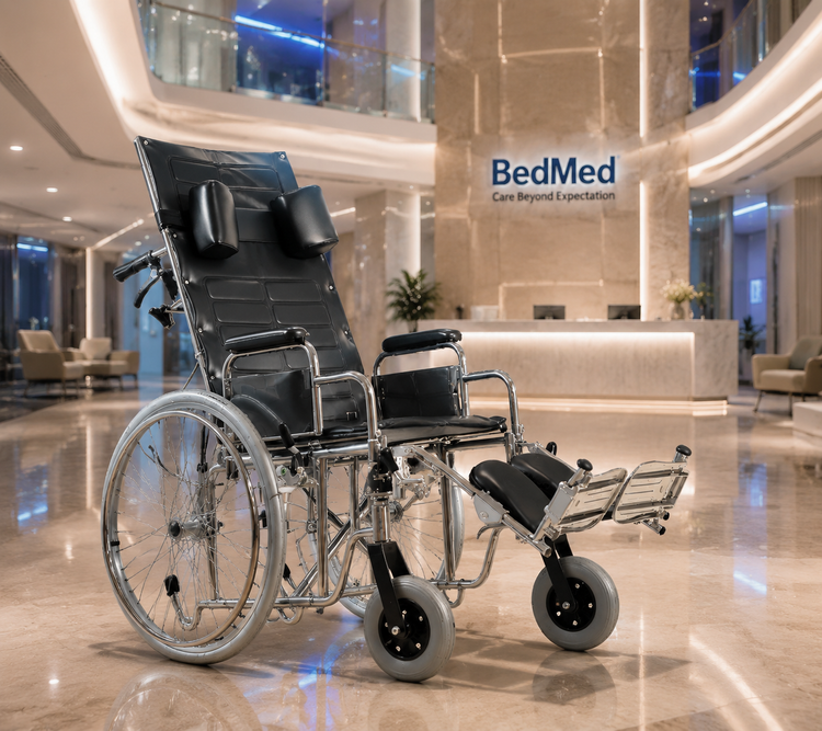 ویلچر برانکاردی تمام استیل A&I مدل RW2212