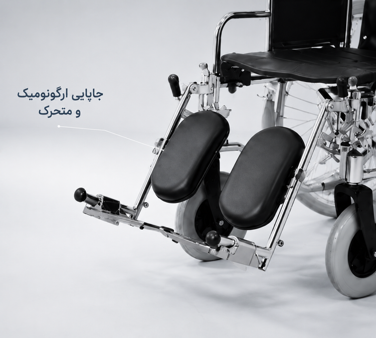 ویلچر برانکاردی تمام استیل A&I مدل RW2212