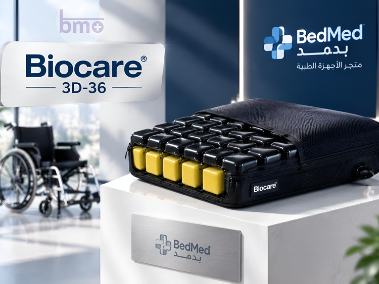 تشک مواج سهبعدی ویلچری دو لایه (بادی + فوم) BioCare مدل 3D-36