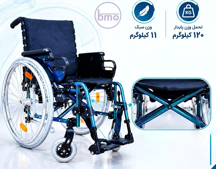 ویلچر فعال تاشو سانرایز مدیکال مدل سپور ایزی ۳۰۰