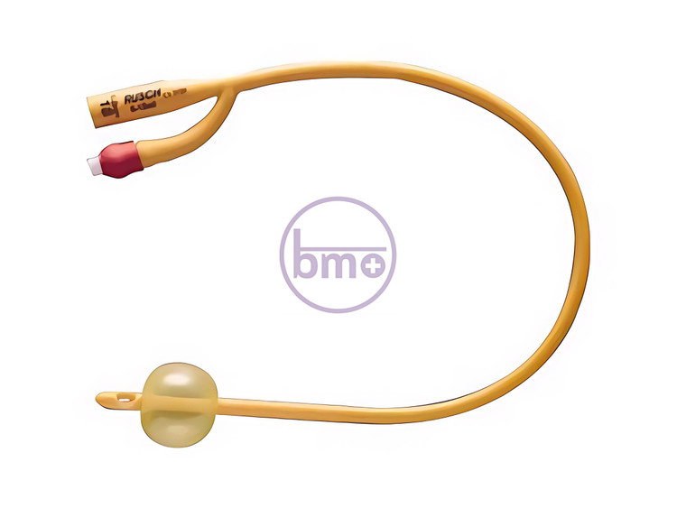 سوند فولی دو راهه روش گلد سایز ۱۸ تلفلکس (RÜSCH GOLD Ch. 18 / 6.0mm) بالون ۳۰ تا ۵۰ میلیلیتر